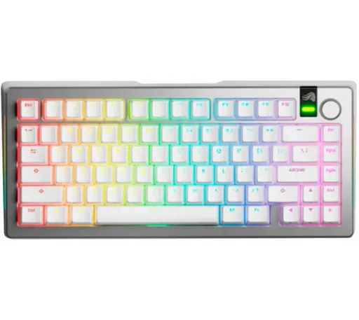 Teclado Mecánico Glorious GMMK3 PRO 75% RGB Switches FOX White US