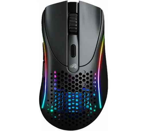 Mouse Glorious Model D 2 Wireless 2.4GHz Bluetooth 5.2 Matte Black RGB 26K DPI 66gr 110Hs