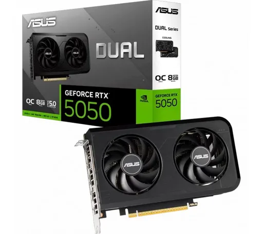 Placa de Video ASUS Dual GeForce RTX 5050 8GB GDDR6 OC