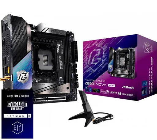 Mother ASRock Z890I Nova WiFi ITX LGA1851 DDR5