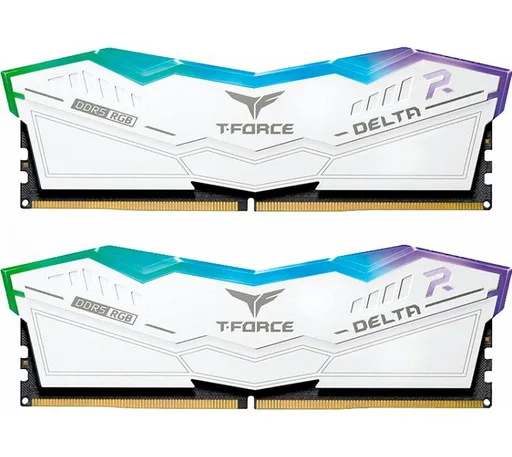 Memoria Team DDR5 32GB (2x16GB) 6000MHz T-Force Delta RGB White CL30