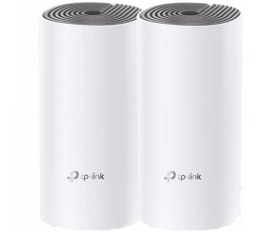 Router Mesh Tp-Link Deco E4 AC1200 WiFi 5 Dual Band Low Latency Pack 2