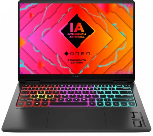 Notebook Gamer HP OMEN 14 14" Intel Core Ultra 9 185H 32GB DDR5 SSD 2TB RTX 4070 8GB Win11 Black 14-FA0004LA