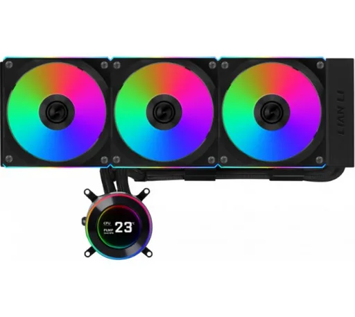 Cooler CPU Lian Li Hydroshift II LCD-C 360R Black LCD Screen Water Cooler