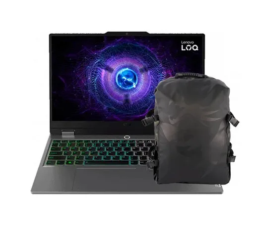 Notebook Gamer Lenovo LOQ 15IAX9 15.6" Intel Core i5 12450HX RTX 4050 Free DOS + Mochila Gamer Redragon Traveller
