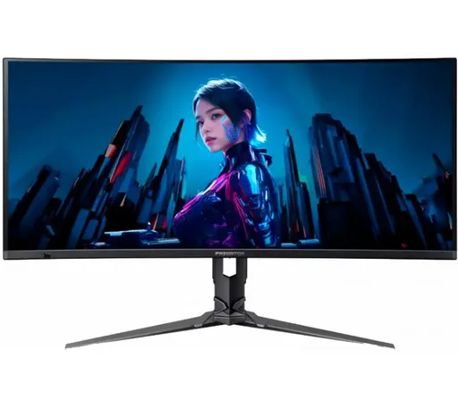 Monitor Gamer Acer Predator X34 X5 34" Curvo 1800R Uwqhd 1440p QD-OLED 240Hz 0.03ms DisplayHDR True Black 400 FreeSync Premium Pro G-Sync
