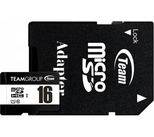 Memoria Micro Sdhc Team UHS-I 16GB 80MB/s Clase 10 con Adaptador