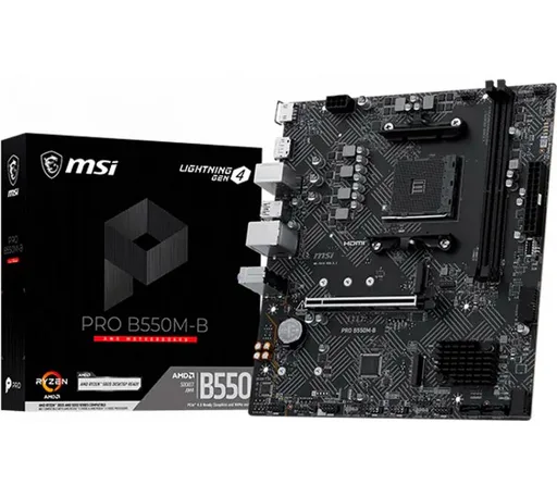 Mother MSI PRO B550M-B DDR4 AM4