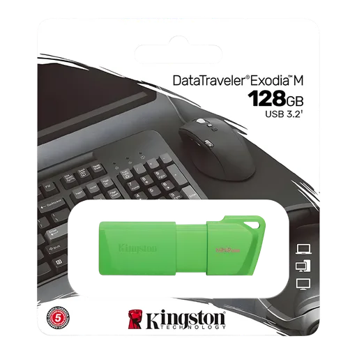 Pendrive 128GB Kingston Dtx Exodia M Verde USB 3.2
