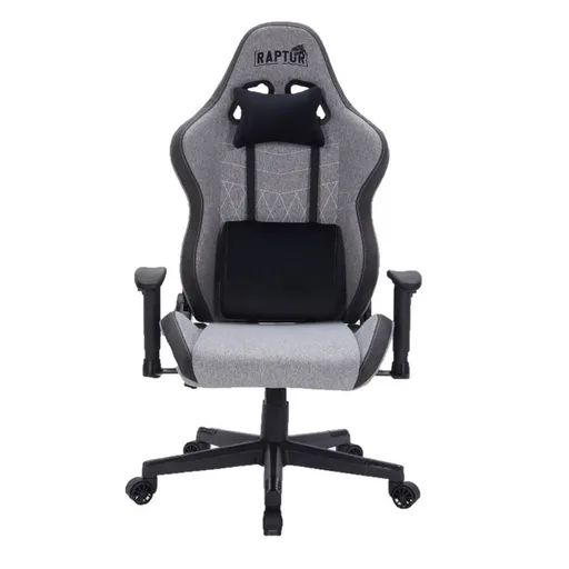 Silla Gamer Raptor Throne R1 Tela Gris