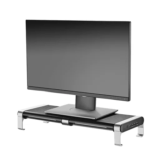 Soporte Redragon Crystal Para Monitor con RGB y USB