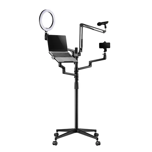 Soporte Redragon Stellar Con Aro de Luz para Streaming y Notebook