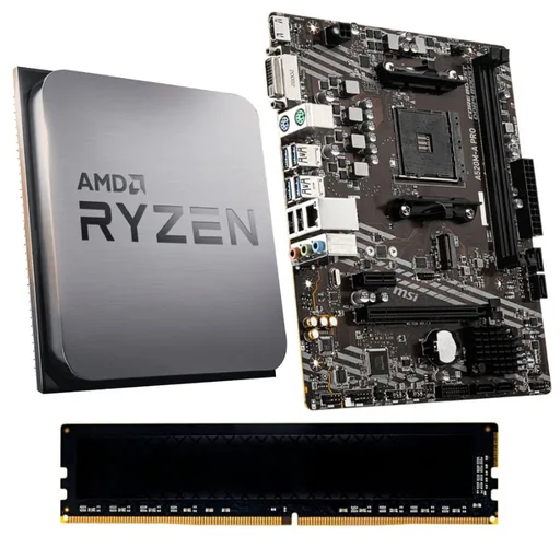Combo PC AMD Ryzen 3 3200G + A520 + 8GB