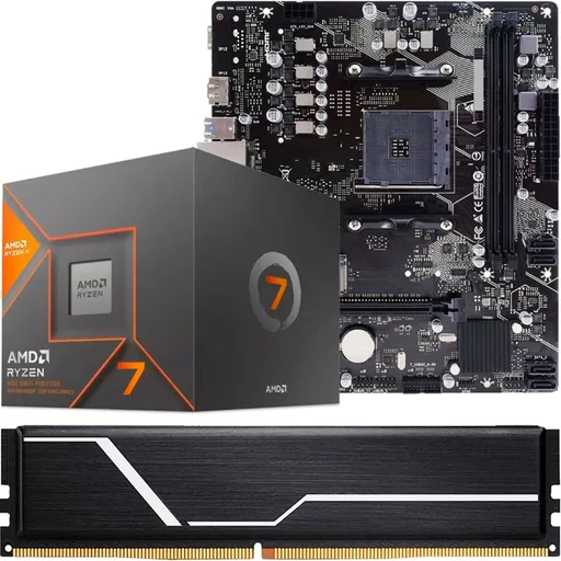 Combo PC AMD Ryzen 7 8700G + A620 + 16GB Blindada