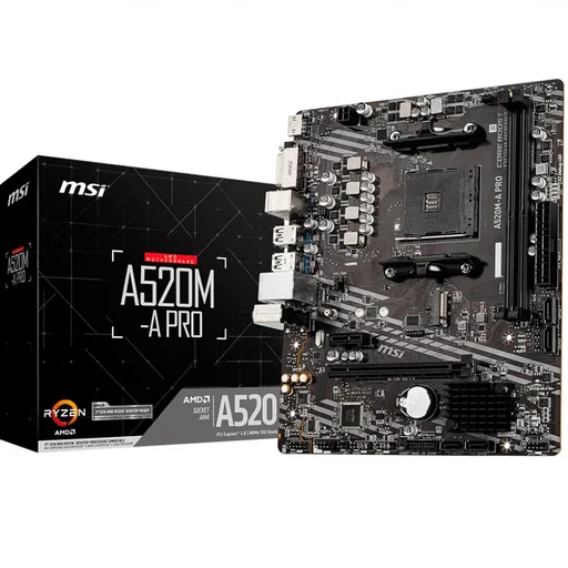 Motherboard AM4 - MSI A520M-A PRO