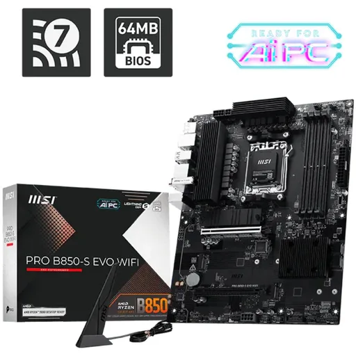 Motherboard AM5 - MSI PRO B850-S EVO WiFi