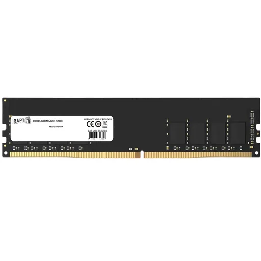 Memoria RAM DDR4 - 8GB 3200 MHz Raptor Value