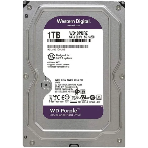 Disco Rígido 1TB Western Digital WD Purple