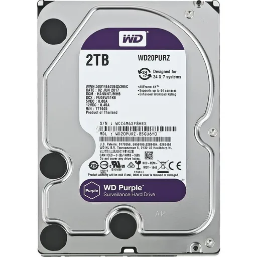Disco Rígido 2TB Western Digital WD Purple