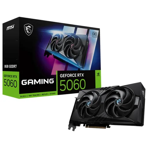 Placa De Video GeForce RTX 5060 8GB MSI Gaming OC