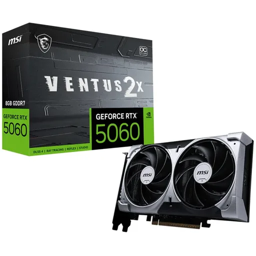 Placa De Video GeForce RTX 5060 8GB MSI Ventus 2X OC