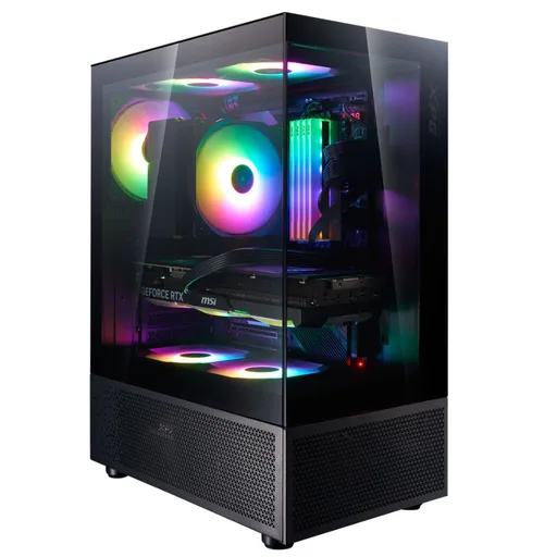 Gabinete Mid Tower Xpg Invader X Mini 5 Fan ARGB Vidrio Templado