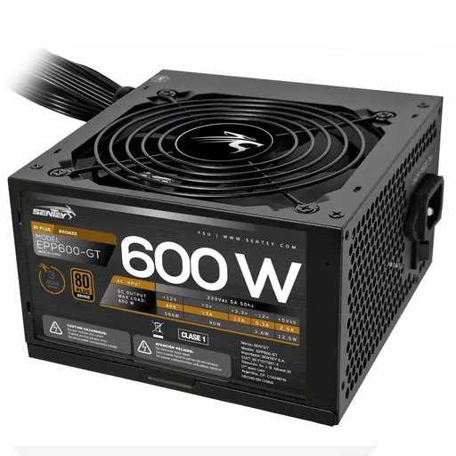 Fuente Sentey EPP600-GT 600W 80 Plus Bronze
