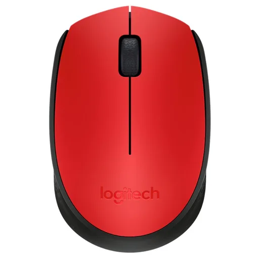 Mouse Logitech M170 Inalámbrico Rojo