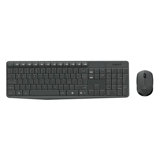 Teclado y Mouse Logitech MK235 Inalámbrico Graphite