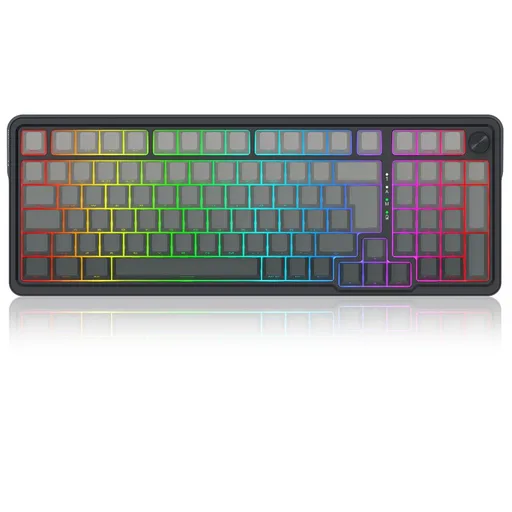 Teclado Gamer Mecánico Redragon Eisa MAX K686SP-RGB-MAX Gris