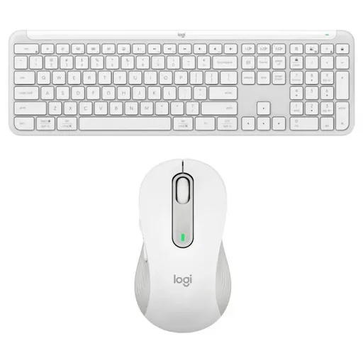 Kit Logitech Teclado K950 Blanco + Mouse Logitech M650 Blanco