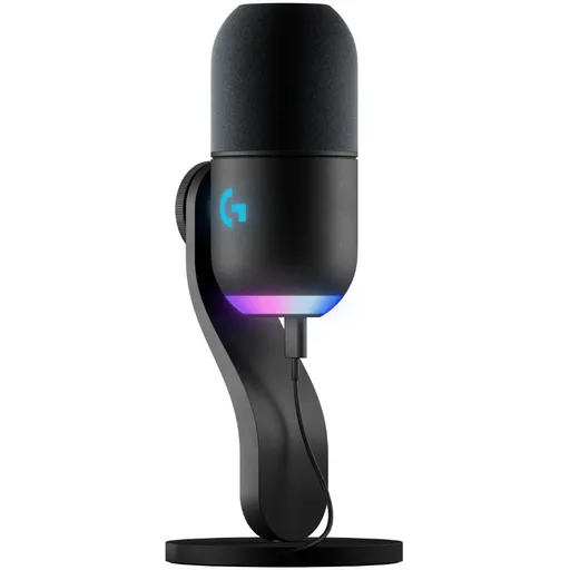 Micrófono Logitech Yeti GX RGB Lightsync Streaming Negro