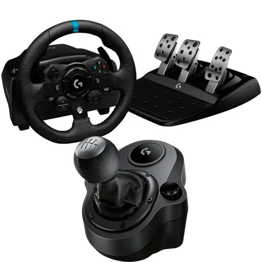 Volante Logitech G923 Pedalera PC Xbox + Palanca De Cambios Logitech