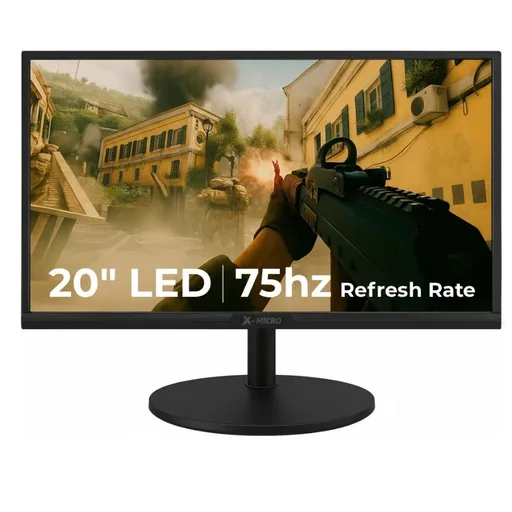 Monitor Gamer 20" X-Micro HDMI VGA 75Hz 5ms X20KN