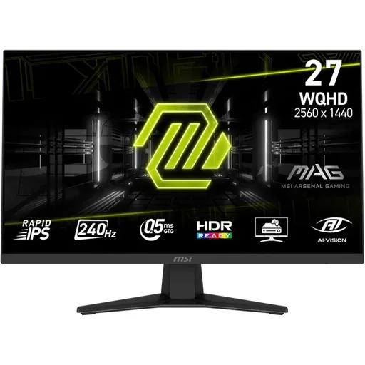 Monitor Gamer 27" MSI Mag 240Hz WQHD 0.5ms 274QF X24