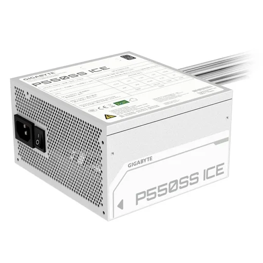 Fuente Gigabyte 550W 80 Plus Silver Plus Blanca
