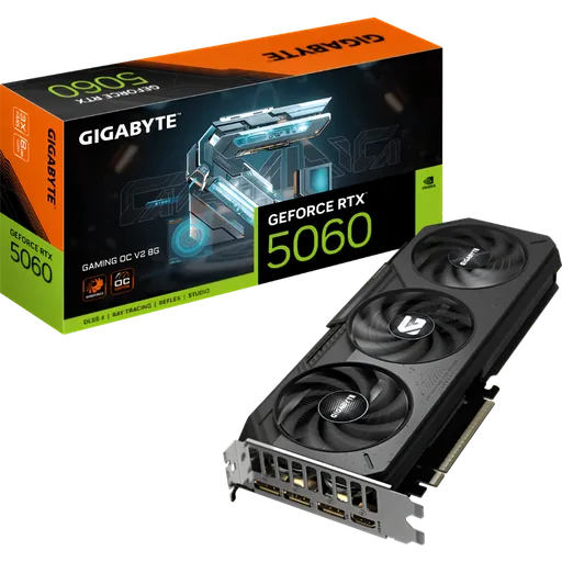 Placa de Video Gigabyte NVIDIA GeForce RTX 5060 8GB Gaming OC
