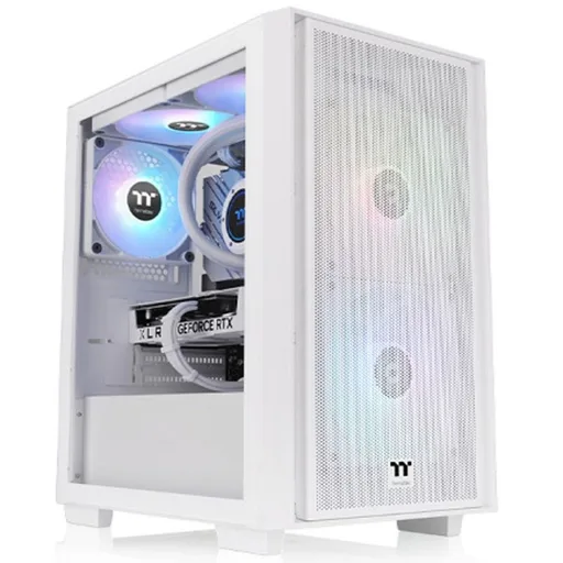 Gabinete Thermaltake Versa H16 TG ARGB Vidrio Templado Snow White