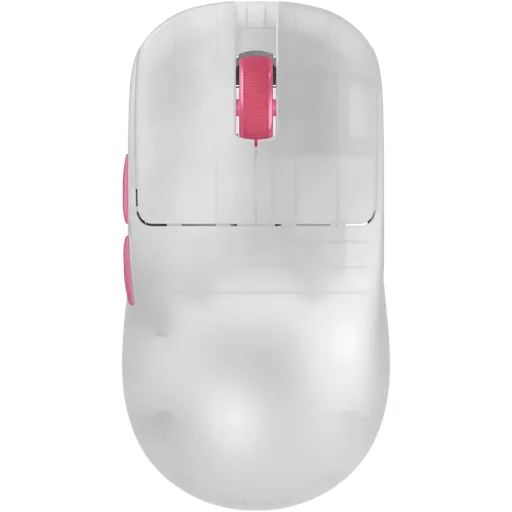 Mouse ATK Zero Frosted Translucid Wireless 42.000 DPI White