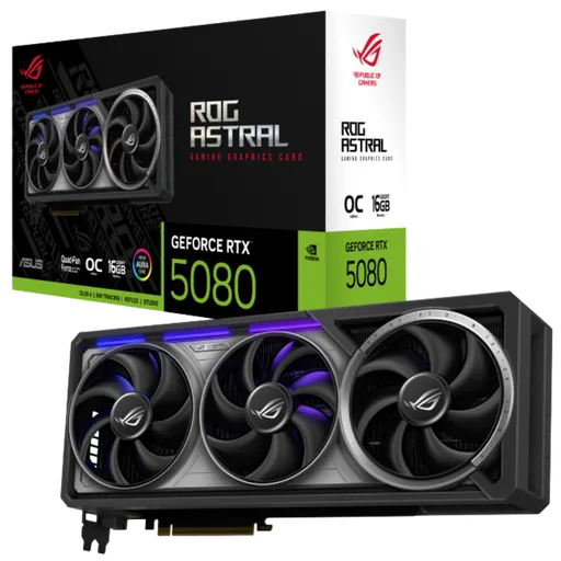 Placa de Video ASUS ROG Astral NVIDIA GeForce RTX 5080 16GB OC