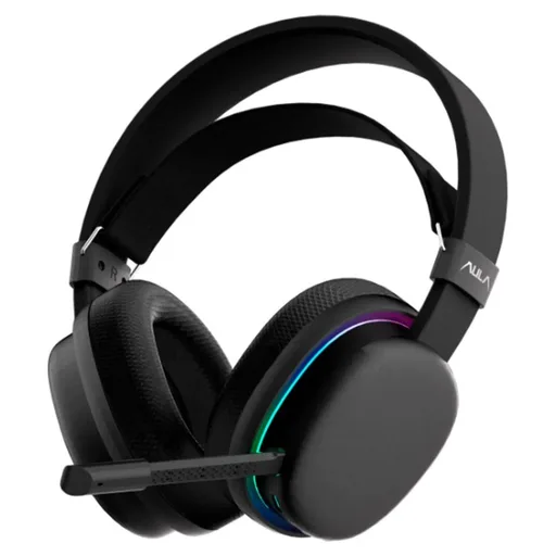 Auricular Gamer AULA G7 Negro Inalámbrico RGB
