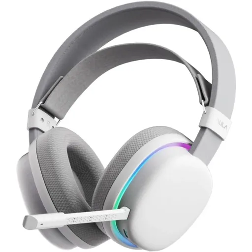 Auricular Gamer AULA G7 Inalámbrico Blanco RGB