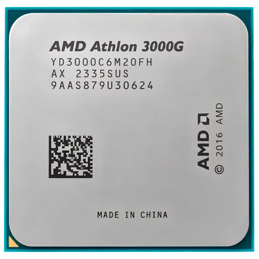 Procesador AMD Athlon 3000G 3.5GHz AM4 (No Incluye Cooler)