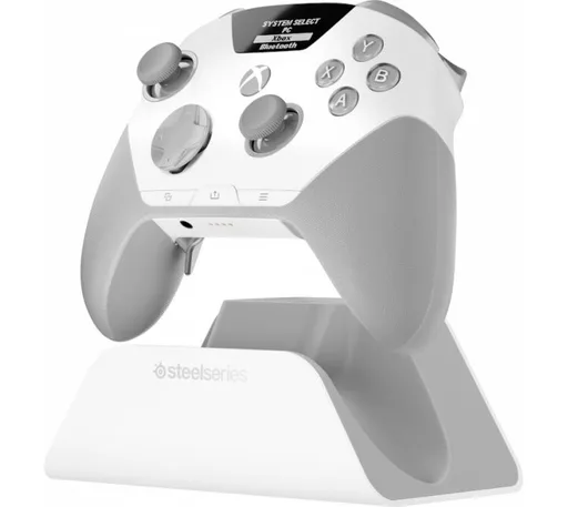 Joystick SteelSeries Aeon PRO Wireless 2.4GHz Bluetooth Dosck Station 2 Baterias Hall Effect White PC/XBOX Certified