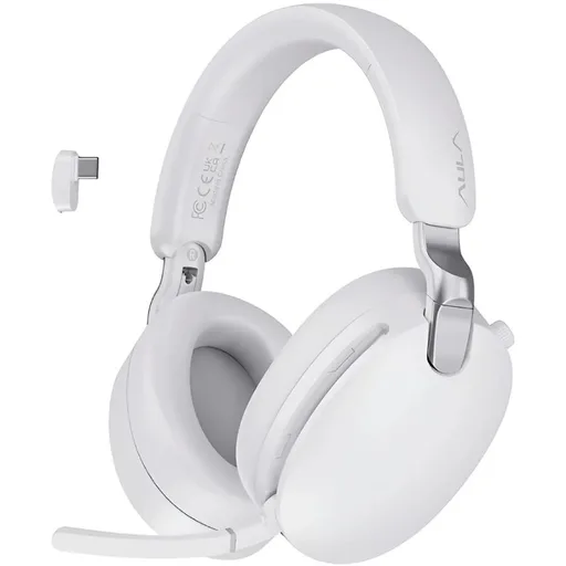 Auricular Gamer AULA A500 Blanco Inalámbrico