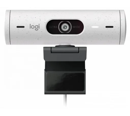 Webcam Logitech Brio 500 White FHD Rightlight 4K HDR 1080p/30fps 720/60fps