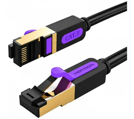 Cable Red Cat7 Sstp Blindado 10 M Patch Cord Rj45 Vention