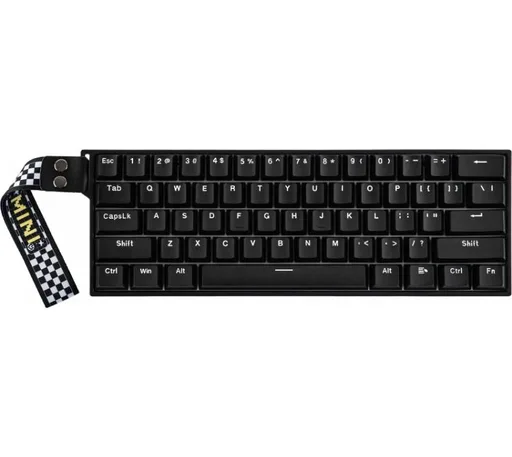Teclado Magnético AULA 60HE Mini 8000Hz Wireless 2.4GHz Bluetooth 5.0 Black RGB USB-C