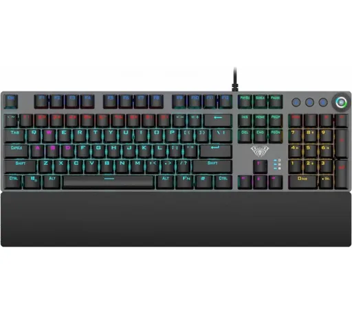 Teclado Mecánico AULA F2058 Anti-Ghosting Black RGB USB-C