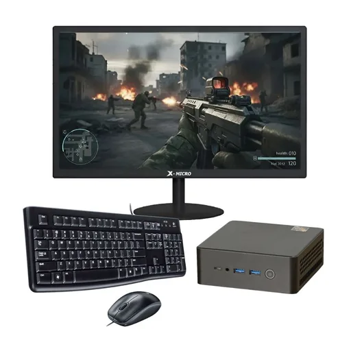 Mini PC CX Ryzen 3 3250U 8GB SSD 240GB Wind11+Mon 19 75Hz + MK120